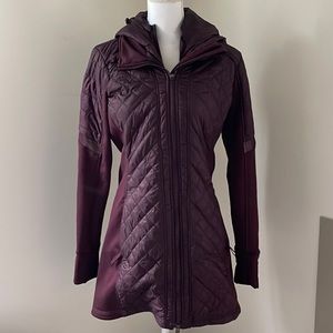 Athleta CYA zip up Rock Springs quilted jacket medium